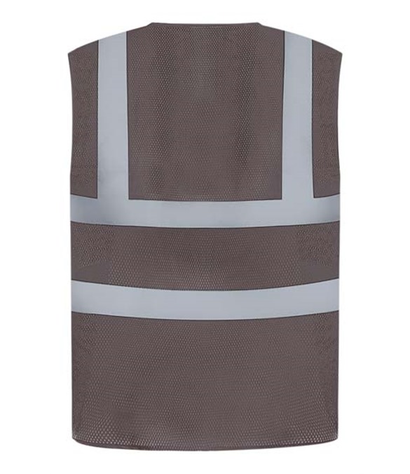 Top cool open mesh 2-band-and-braces waistcoat (HVW120)