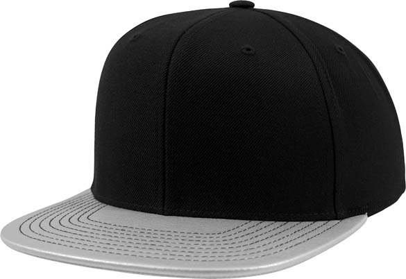 Metallic visor snapback (6089PU)